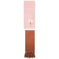 thumbnail image 1 of Unique Bargains 2 Pack Cotton Floral Hand Towel Brown/Pink 14"x30"/13"x30", 1 of 5