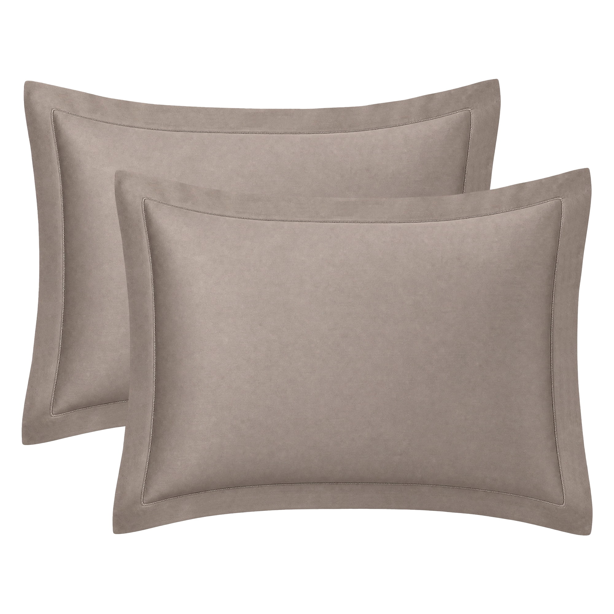 Unique Bargains 2 Pack Cotton Pillowcase Cooling Envelope Closure Bedding Queen Brown