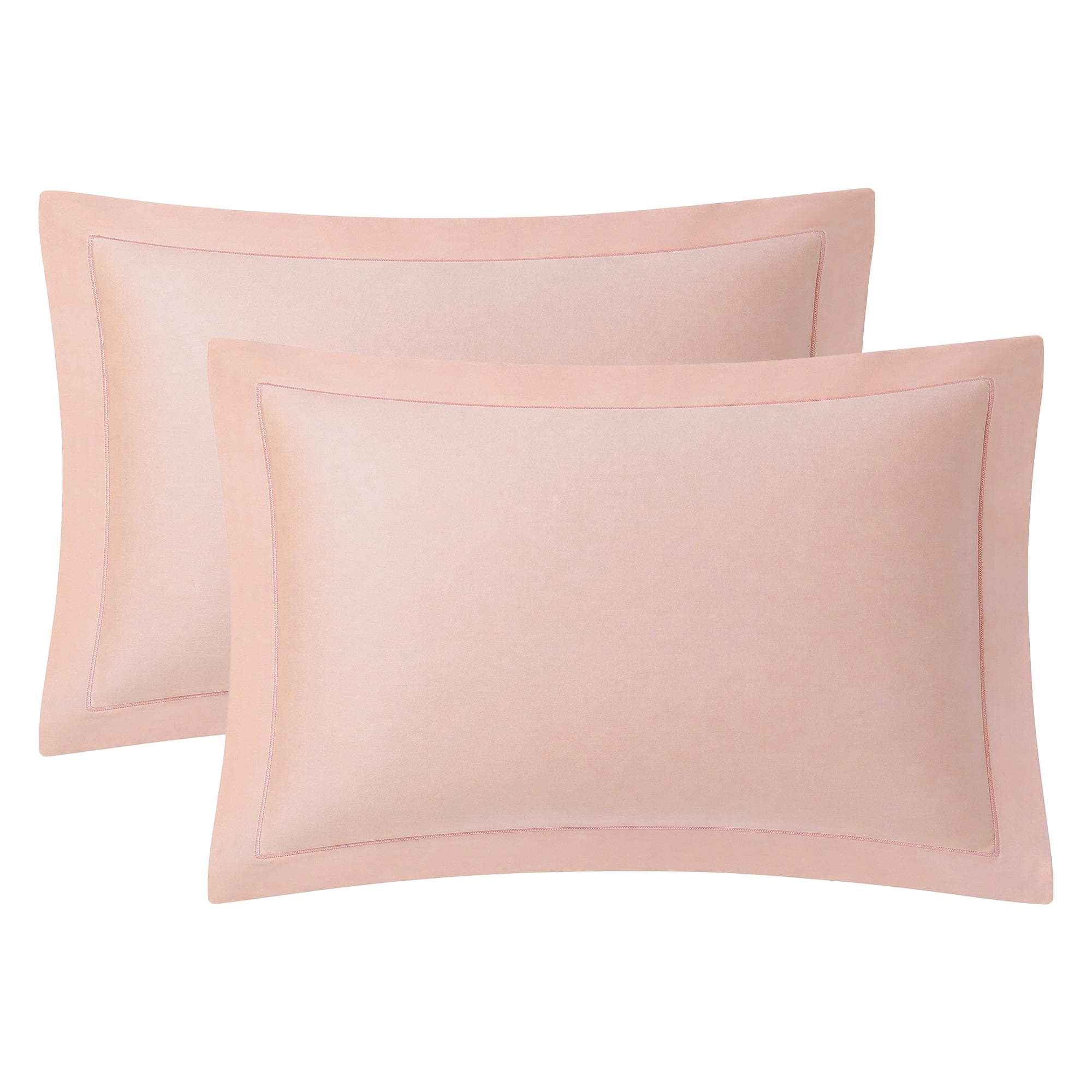 Unique Bargains 2 Pack Cotton Pillowcase Cooling Envelope Closure Bedding Queen Pink