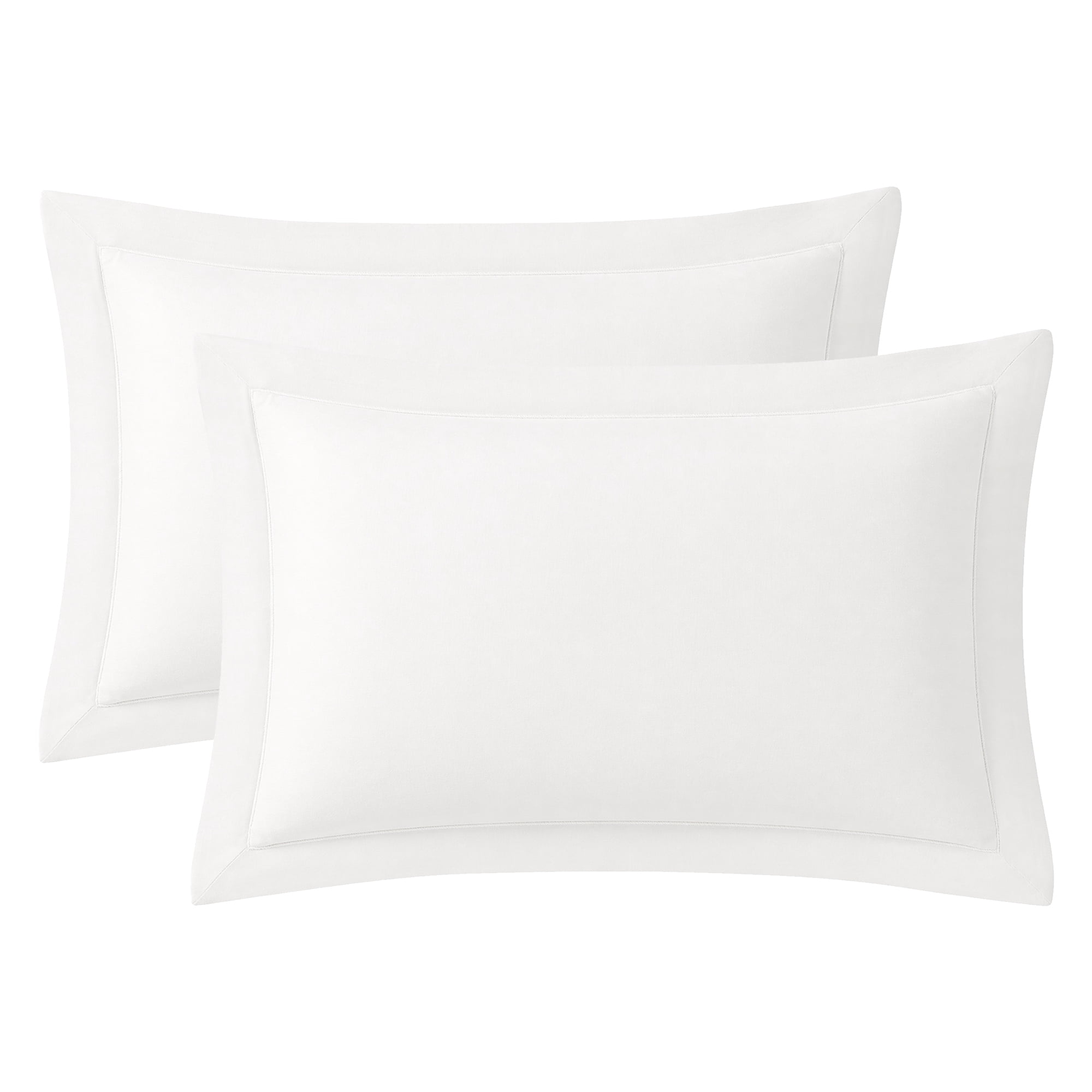 Unique Bargains 2 Pack Cotton Pillowcase Cooling Envelope Closure Bedding White