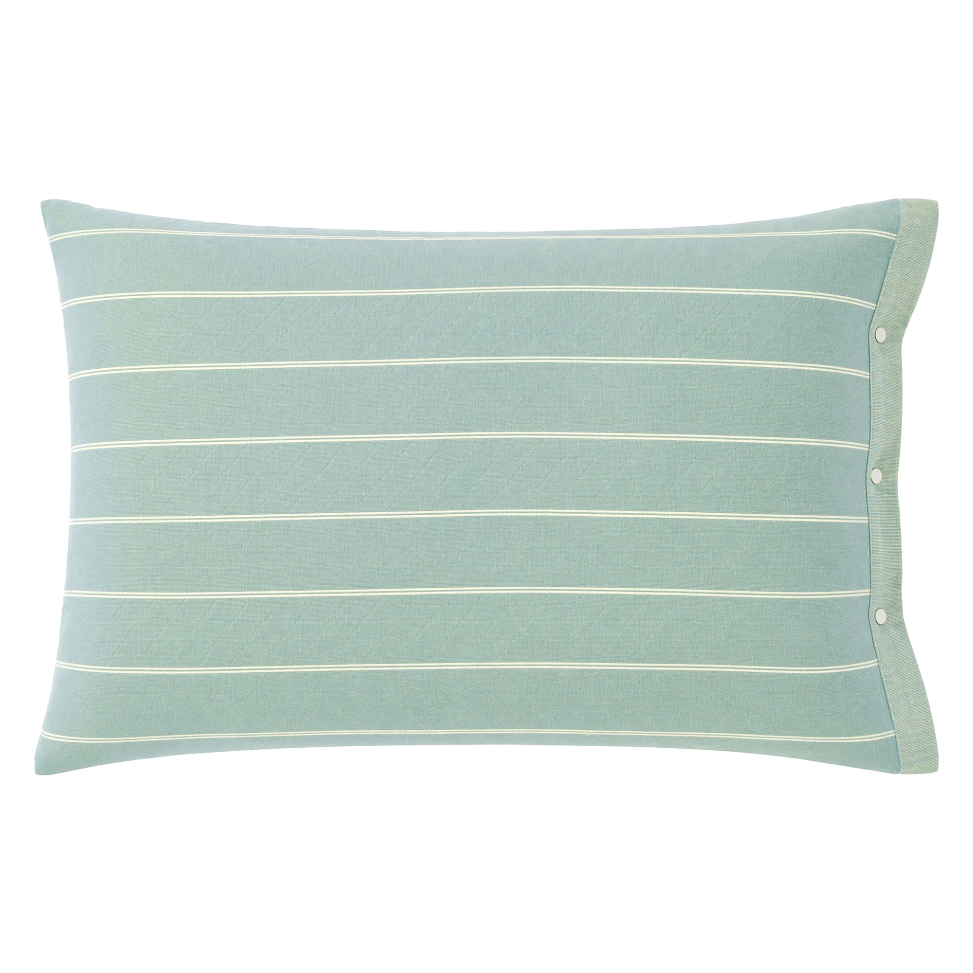 Unique Bargains 2 Pack Cotton Pillowcase Cooling Envelope Closure Wrinkle Resistant Queen Green