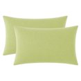 thumbnail image 1 of Unique Bargains 2 Pack Cotton Pillowcase Envelope Closure Bedding Green - Dark green, 1 of 5