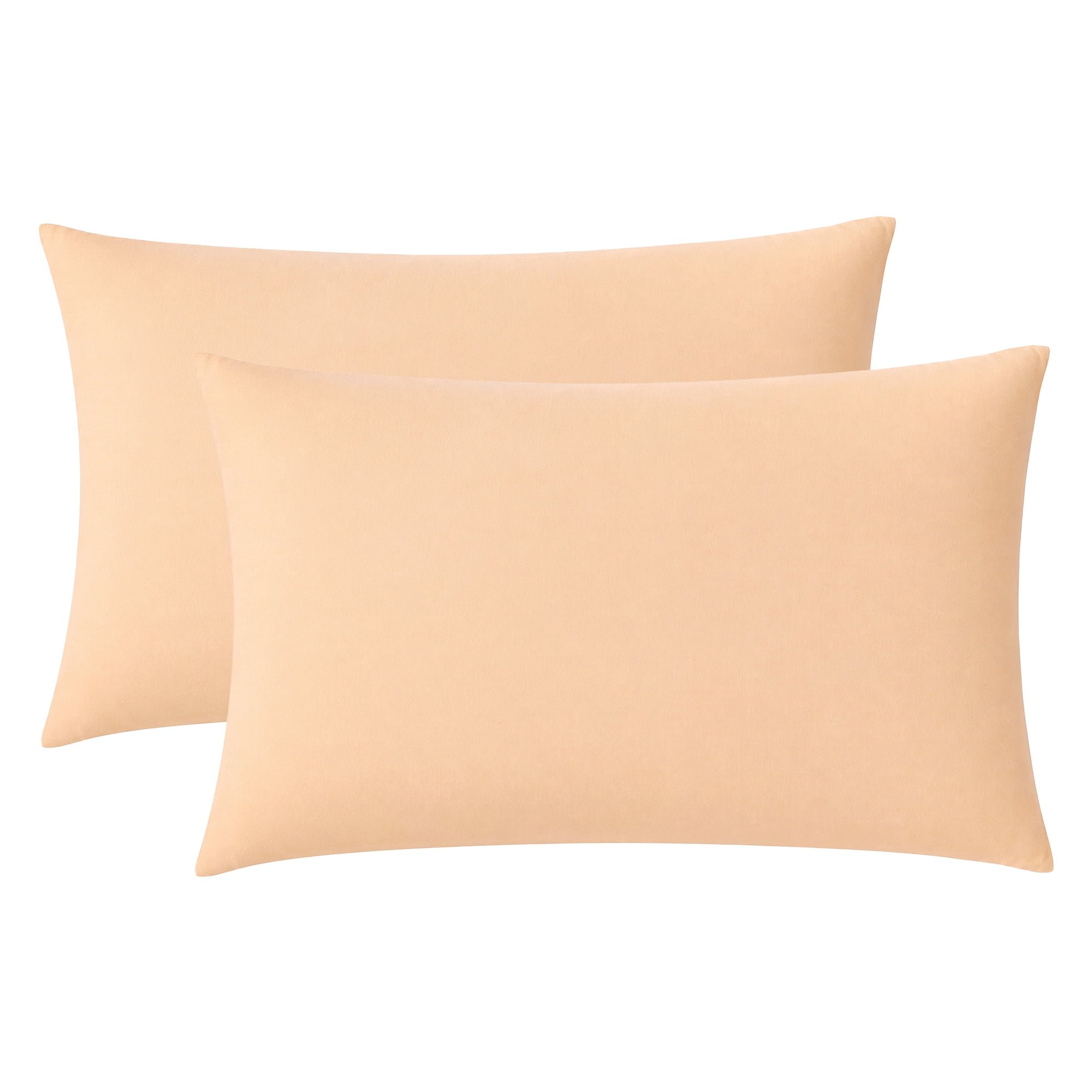 Unique Bargains 2 Pack Cotton Pillowcase Envelope Closure Bedding Orange - Yellow