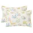 thumbnail image 1 of Unique Bargains 2 Pack Cotton Pillowcase Smooth Envelope Closure Wrinkle Resistant Beige A, 1 of 5