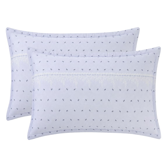Unique Bargains 2 Pack Cotton Smooth Cooling Envelope Closure Pillowcases Blue A