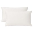thumbnail image 1 of Unique Bargains 2 Pack Cotton Smooth Cooling Pillow Cases Envelope Closure White, 1 of 5