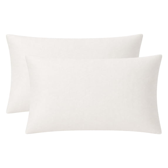 Unique Bargains 2 Pack Cotton Smooth Cooling Pillow Cases Envelope Closure White