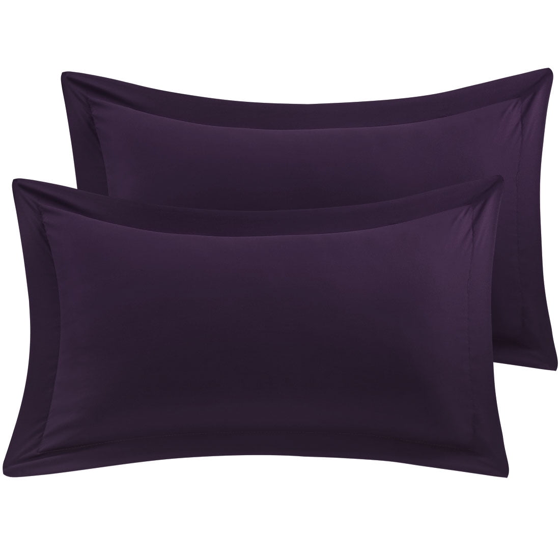 Unique Bargains 2Pack Envelope Closure Pillow Sham, Standard, Purple