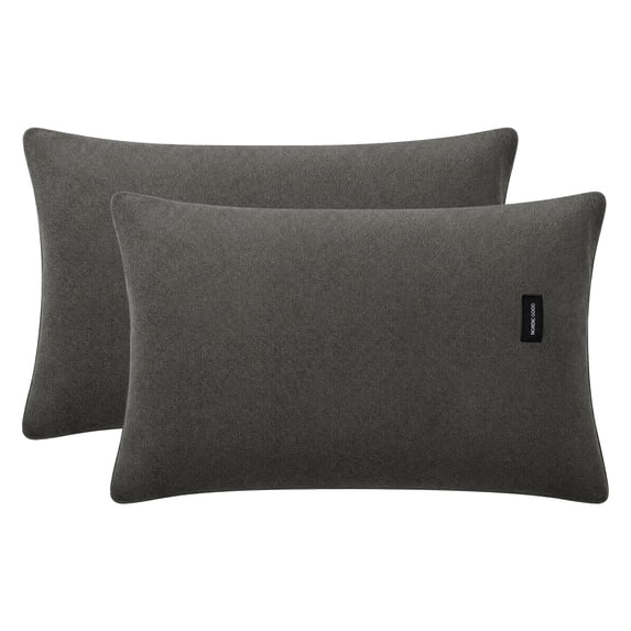 Unique Bargains 2 Pack Fabric Pillowcase Envelope Closure Wrinkle Resistant Queen Black