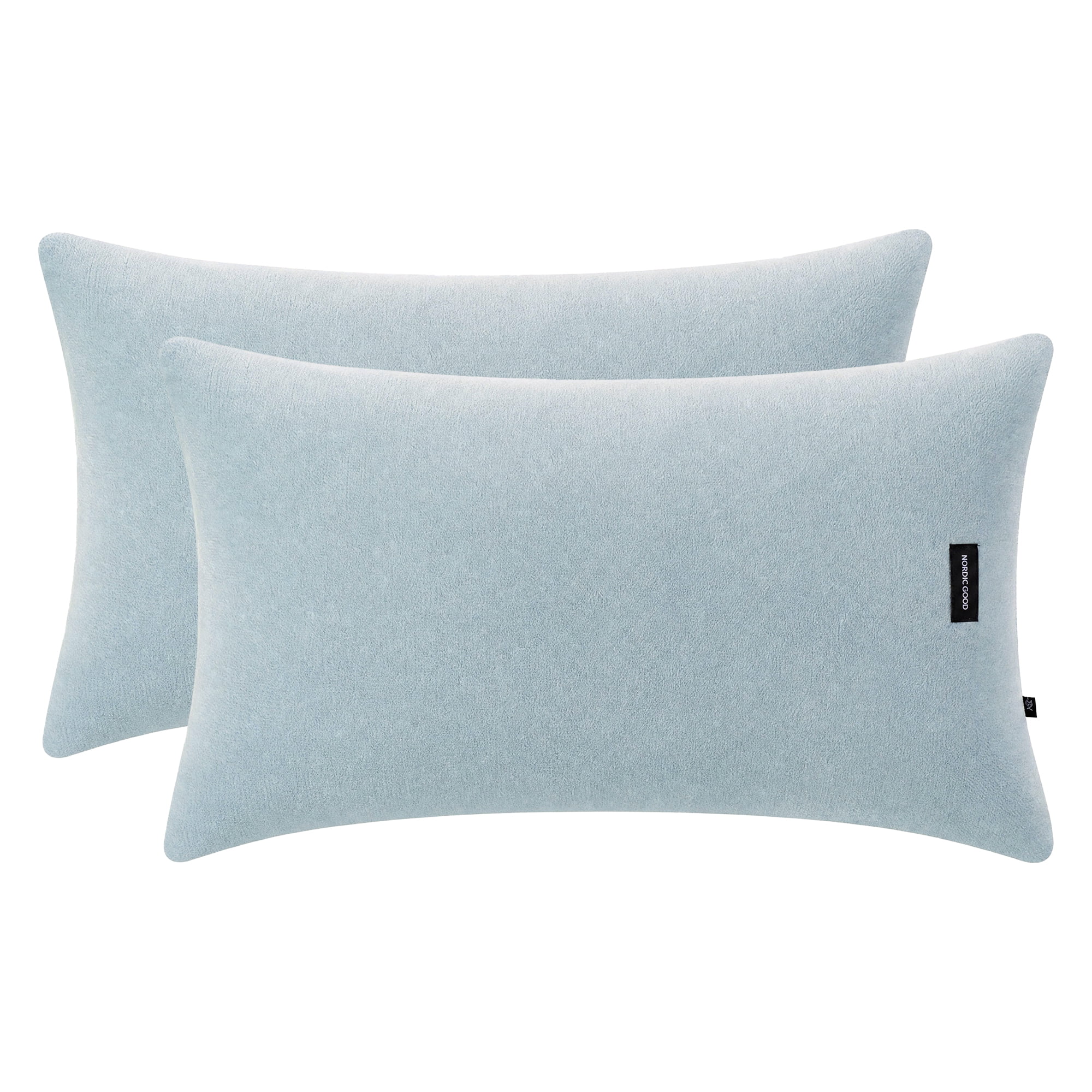 Unique Bargains 2 Pack Fabric Pillowcase Envelope Closure Wrinkle Resistant Queen Blue A