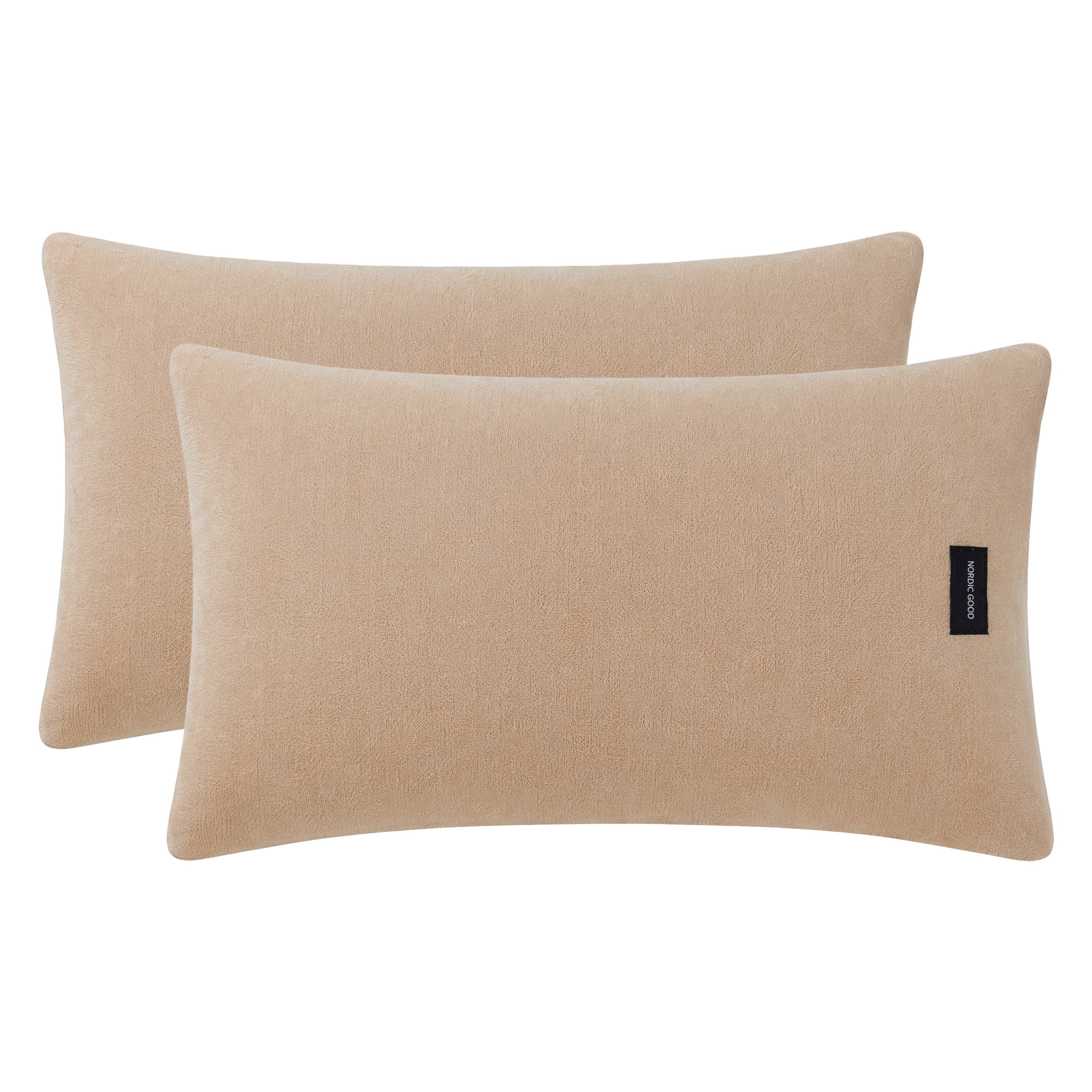 Unique Bargains 2 Pack Fabric Pillowcase Envelope Closure Wrinkle Resistant Queen Brown