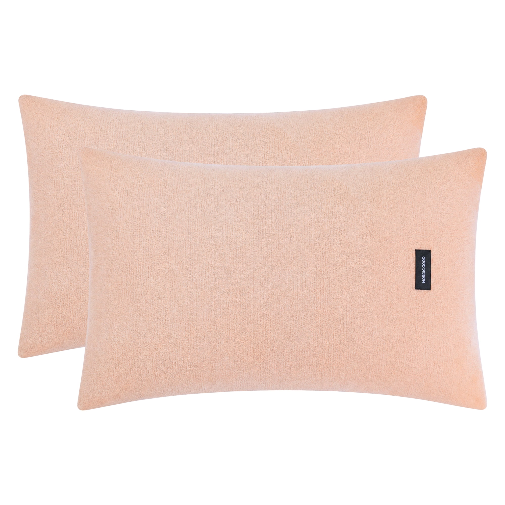 Unique Bargains 2 Pack Fabric Pillowcase Envelope Closure Wrinkle Resistant Queen Light Pink