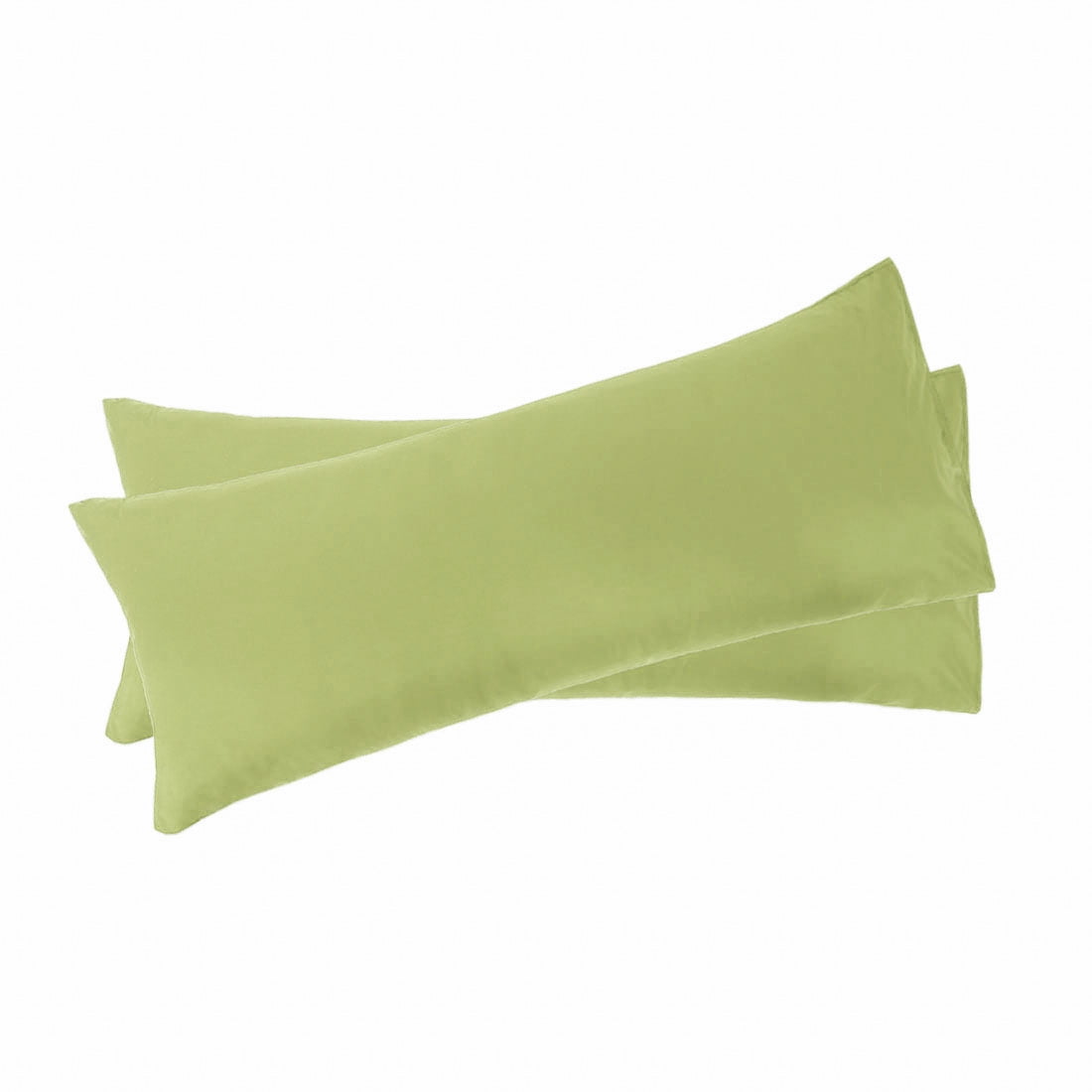 Unique Bargains 2 Pack Microfiber Body Pillow Cases Sage 20" x 48"