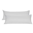 thumbnail image 1 of Unique Bargains 2 Pack Microfiber Body Pillow Covers Light Gray 20"x72", 1 of 8