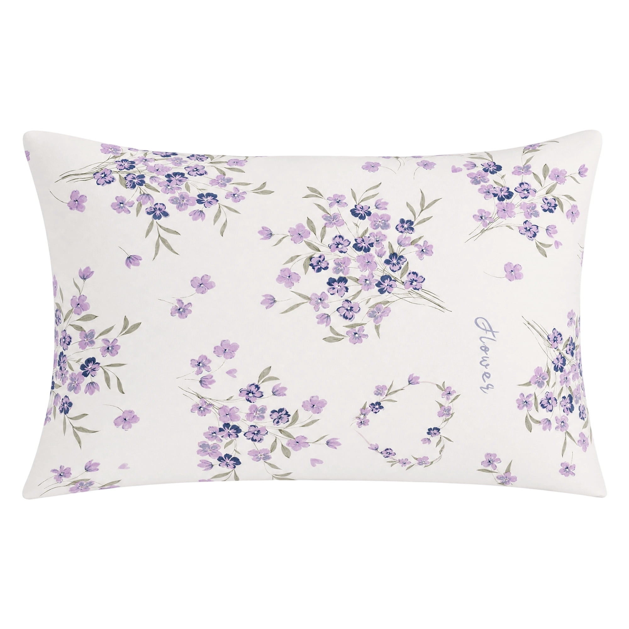 Unique Bargains 2 Pack Pillowcase Smooth Envelope Closure Wrinkle Resistant Purple D