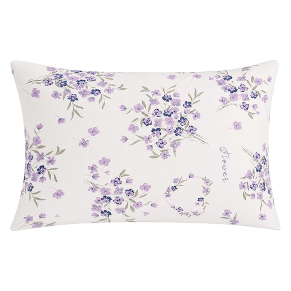 Unique Bargains 2 Pack Pillowcase Smooth Envelope Closure Wrinkle Resistant Purple D