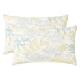 thumbnail image 1 of Unique Bargains 2 Pack Pillowcase Smooth Envelope Closure Wrinkle Resistant Yellow A, 1 of 5