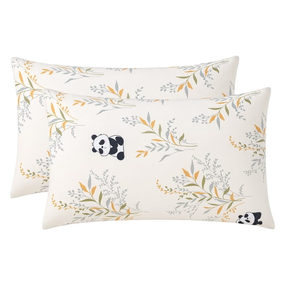 Unique Bargains 2 Pack Pillowcase Smooth Envelope Closure Wrinkle Resistant Yellow G