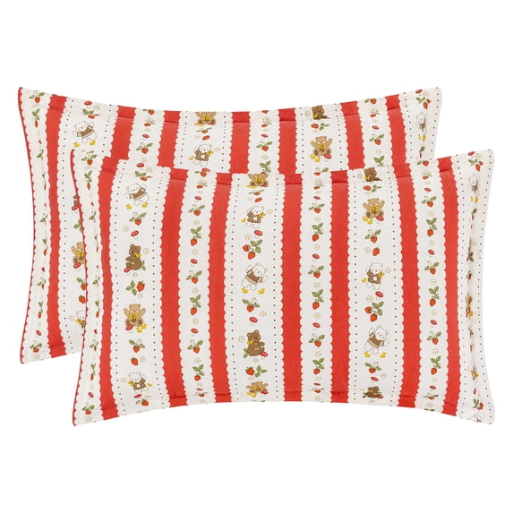 Unique Bargains 2 Pack Cotton Pillowcase Smooth Envelope Closure Wrinkle Resistant Queen Color E