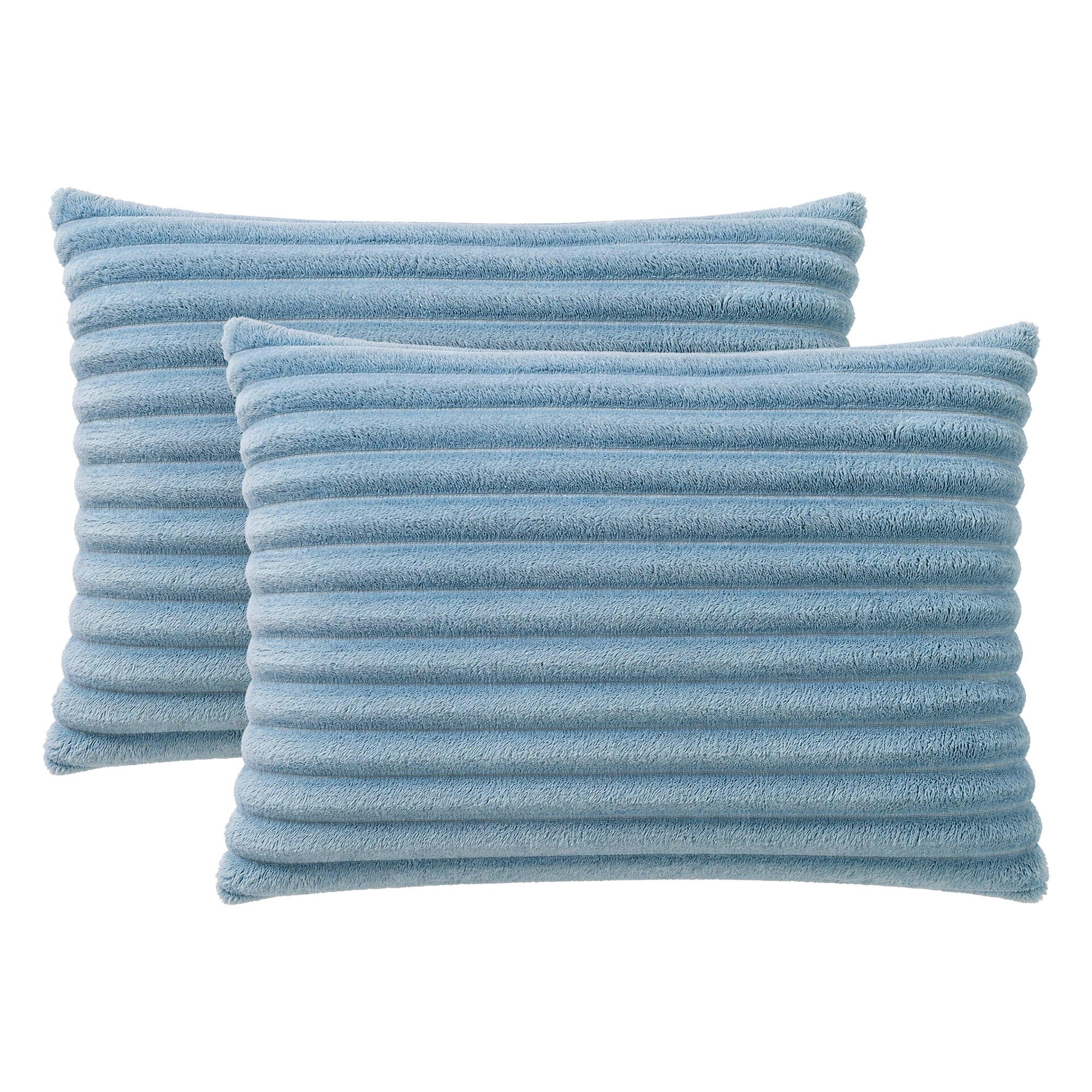 Unique Bargains 2 Pack Polyester Envelope Closure Durable Bedding Pillowcases Blue