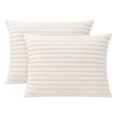 thumbnail image 1 of Unique Bargains 2 Pack Polyester Envelope Closure Durable Bedding Pillowcases Creamy White, 1 of 4