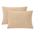 thumbnail image 1 of Unique Bargains 2 Pack Polyester Envelope Closure Durable Bedding Pillowcases Khaki, 1 of 2