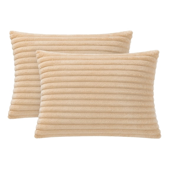 Unique Bargains 2 Pack Polyester Envelope Closure Durable Bedding Pillowcases Khaki
