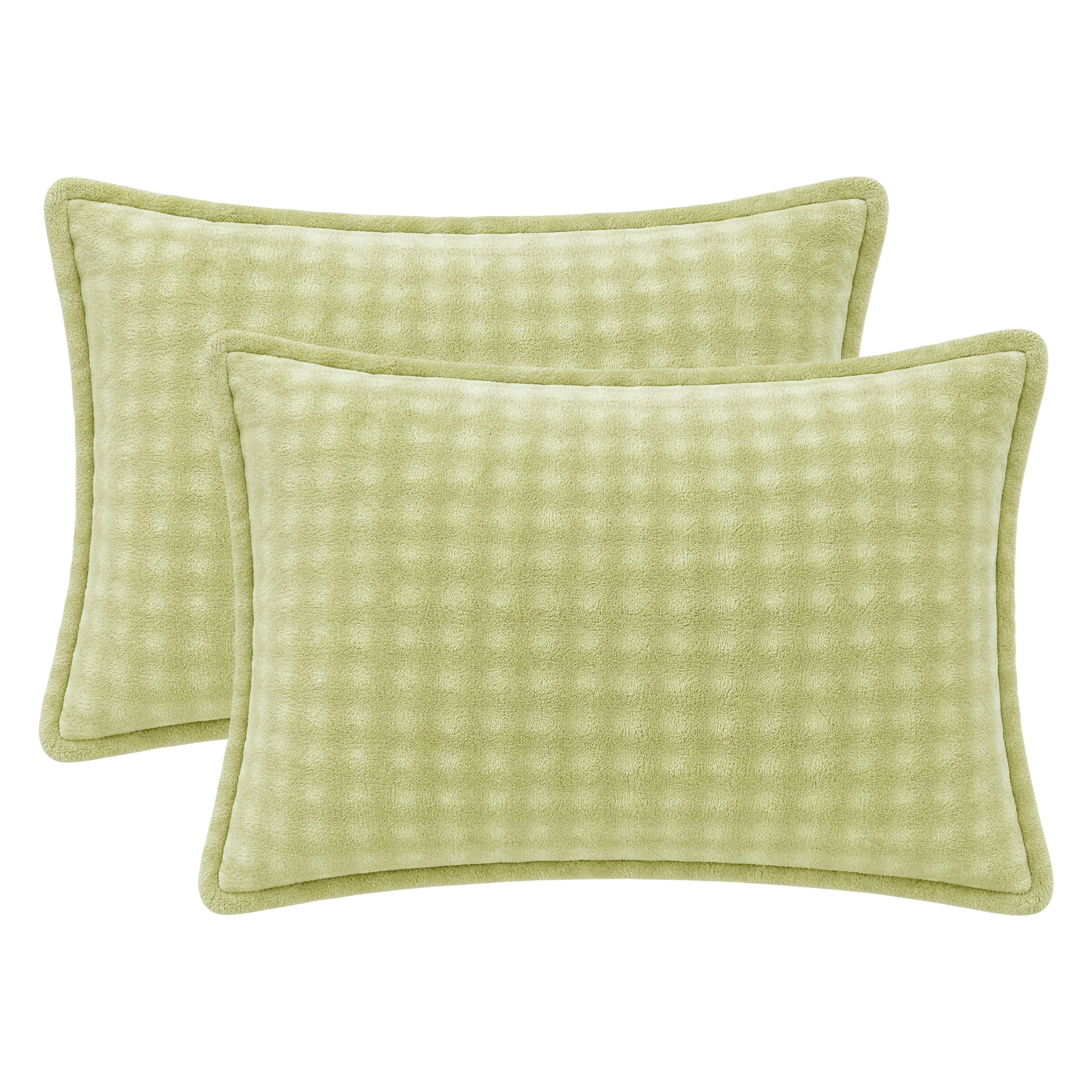 Unique Bargains 2 Pack Polyester Pillowcase Envelope Closure Wrinkle Resistant Green