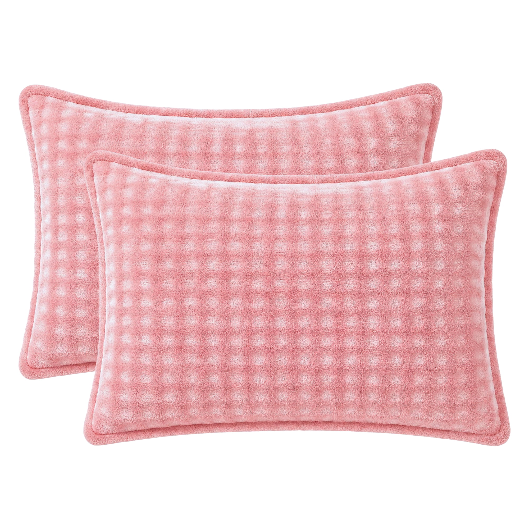 Unique Bargains 2 Pack Polyester Pillowcase Envelope Closure Wrinkle Resistant Light Pink