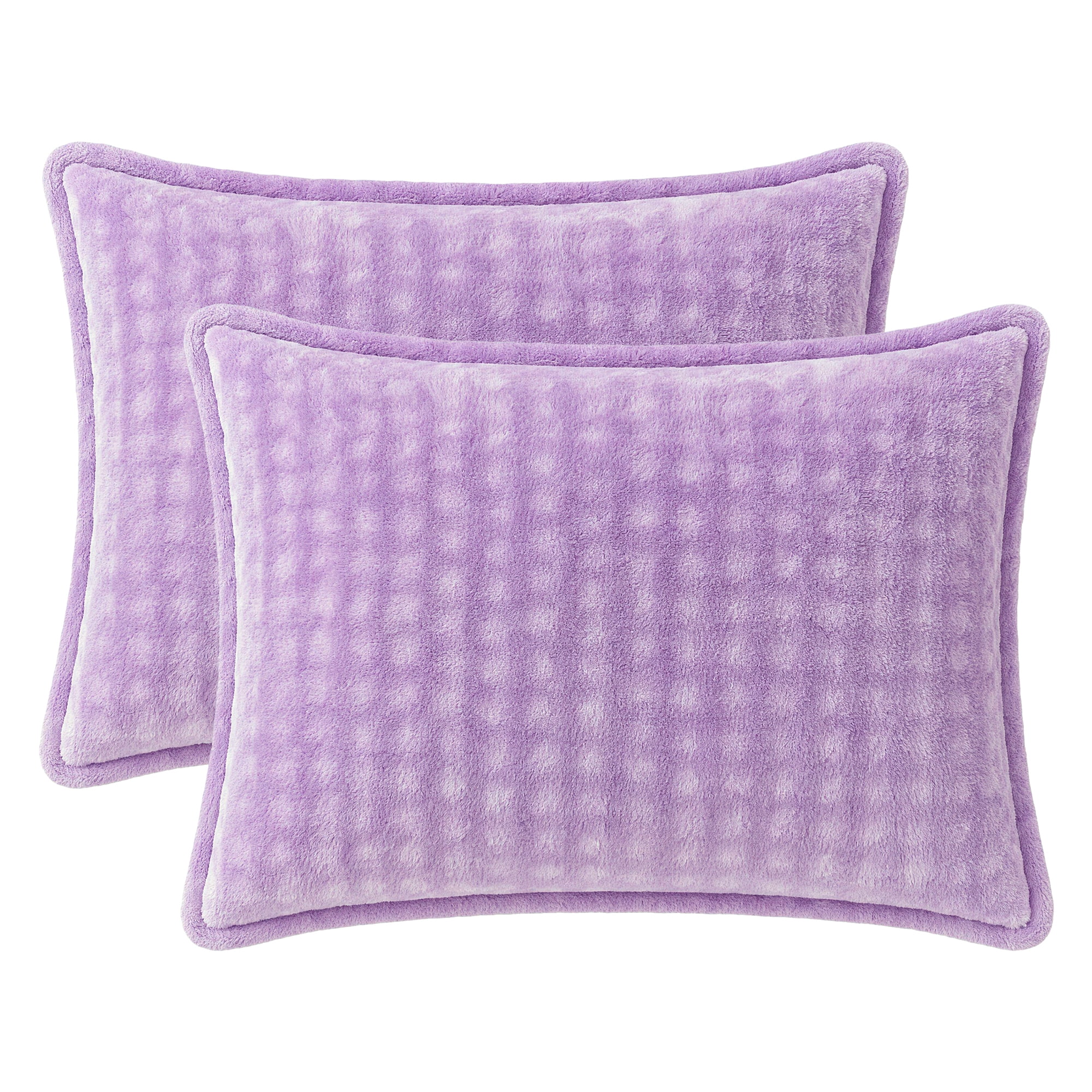 Unique Bargains 2 Pack Polyester Pillowcase Envelope Closure Wrinkle Resistant Purple