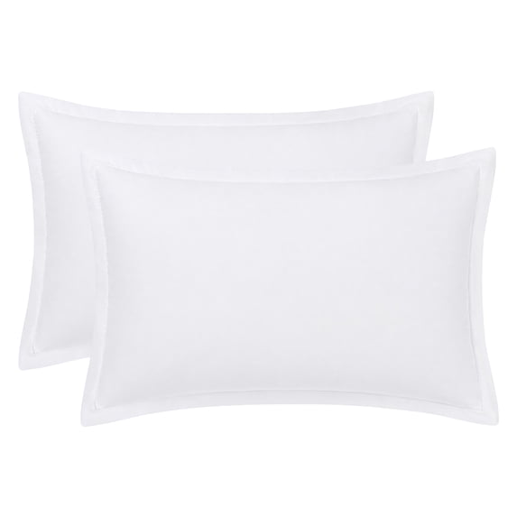 Unique Bargains 2 Pack Polyester Pillowcase Smooth Cooling Envelope Closure White