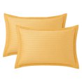 thumbnail image 1 of Unique Bargains 2 Pack Polyester Pillowcase Smooth Cooling Envelope Closure Yellow, 1 of 5