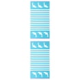 thumbnail image 1 of Unique Bargains 2 Pack Quick Dry Sand Free Stripe Towel Turquoise 55"x28", 1 of 8