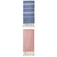thumbnail image 1 of Unique Bargains 2-Pack Sandproof Lightweight Turkish Towel Red/Royal Blue 71"x40"/71"x35", 1 of 8