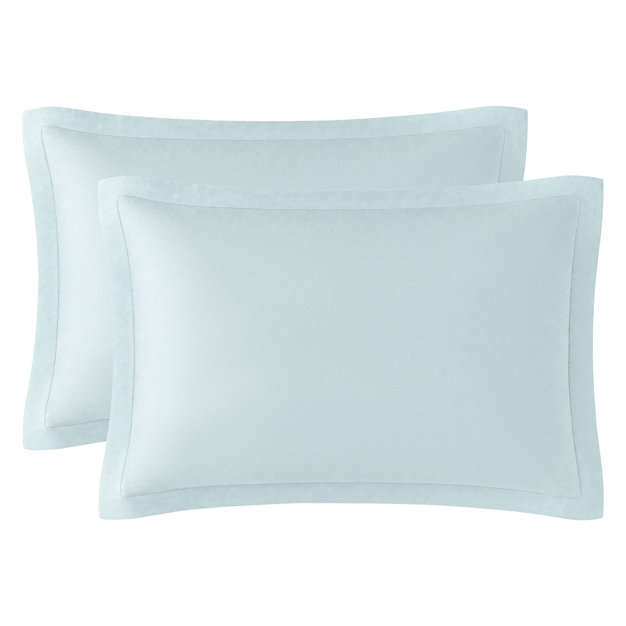 Unique Bargains 2 Pack Silk Pillowcase Set Smooth Cooling Envelope Closure Green