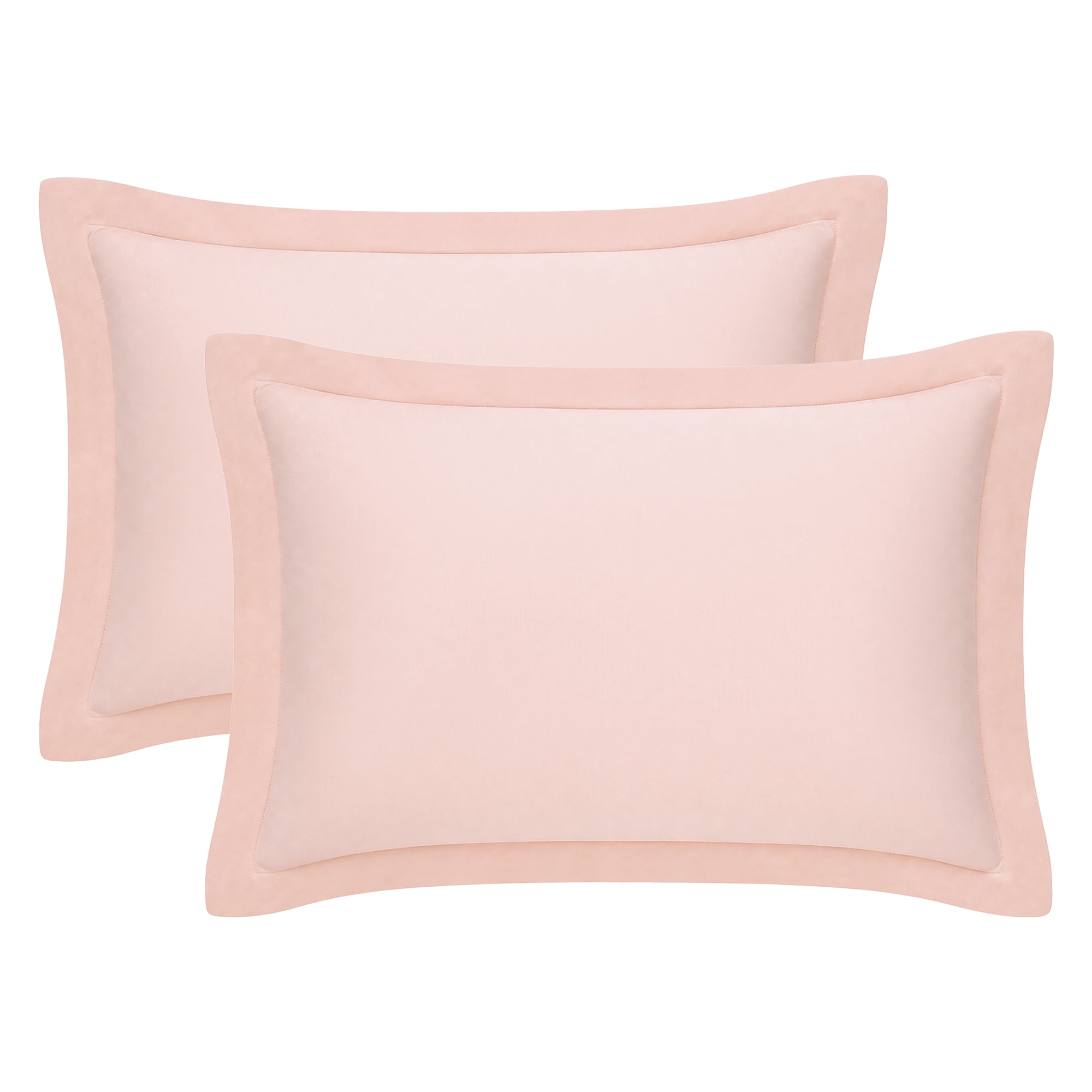 Unique Bargains 2 Pack Silk Pillowcase Set Smooth Cooling Envelope Closure Pink