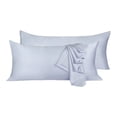 thumbnail image 1 of Unique Bargains 2 Pack Silky Satin Body Pillow Cases Light Gray 21" x 60", 1 of 7