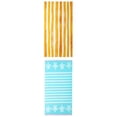 thumbnail image 1 of Unique Bargains 2 Pack Soft Absorbent Beach Towel Yellow/Mint Green 63" x 31"/55" x 28", 1 of 8