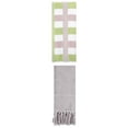 thumbnail image 1 of Unique Bargains 2 Pack Soft Decorative Hand Towel Grey/Green 14"x30"/13"x29", 1 of 5