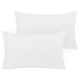 thumbnail image 1 of Unique Bargains 2-Pack Solid Microfiber Pillowcases, Standard, White, 1 of 8