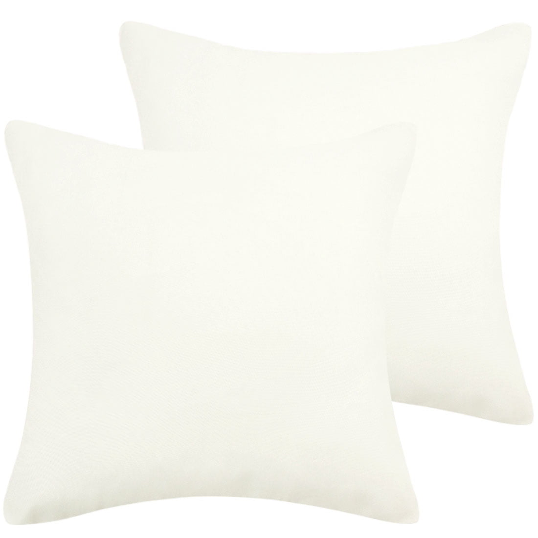Unique Bargains 2Pack Solid Waterproof Decorative Throw Pillow Covers