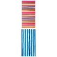 thumbnail image 1 of Unique Bargains 2 Pack Striped Absorbent Beach Towel MultiColor/Blue 71" x 35"/63" x 31", 1 of 7