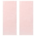 thumbnail image 1 of Unique Bargains Striped Hand Towels Set for Bathroom 14" x 30" Pink 2-Pieces, 1 of 7