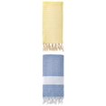 thumbnail image 1 of Unique Bargains 2 Pack Turkish Fast-Dry Beach Towel Light Yellow/Blue 71"x40", 1 of 8