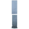 thumbnail image 1 of Unique Bargains 2 Pack Cotton Soft Absorbent Tassels and Waffle Hand Towel Blue/Steel Blue 14" x 30"/13" x 30", 1 of 5