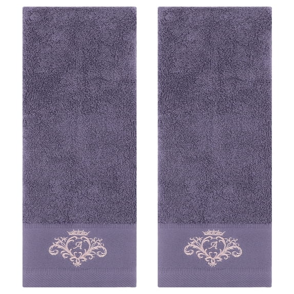 Unique Bargains 2 Packs Cotton Hand Towel Set Soft Towels Dark Brown 13" x 30"