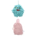 thumbnail image 1 of Unique Bargains 2 Packs Cute Cartoon Hand Towel 7" x 7"/7" x 11" Green/Pink, 1 of 4