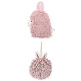 thumbnail image 1 of Unique Bargains 2 Packs Cute Cartoon Hand Towel 7" x 7"/7" x 11" Light Pink/Pink, 1 of 4