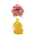 thumbnail image 1 of Unique Bargains 2 Packs Cute Cartoon Hand Towel 7" x 7"/7" x 11" Pink/Yellow, 1 of 4