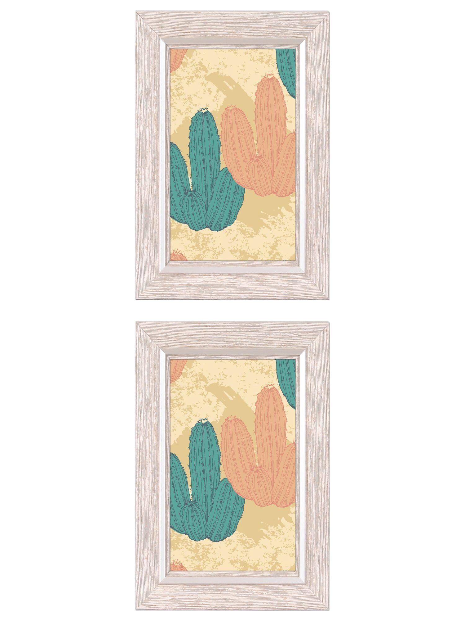 Unique Bargains 2 Packs Picture Frames Distressed White Wood Grain Color 4x6